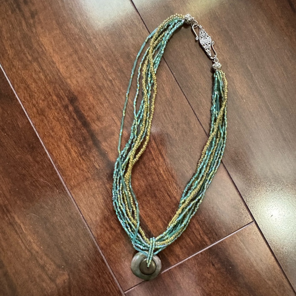 Elegant Multistrand Beaded Necklace
